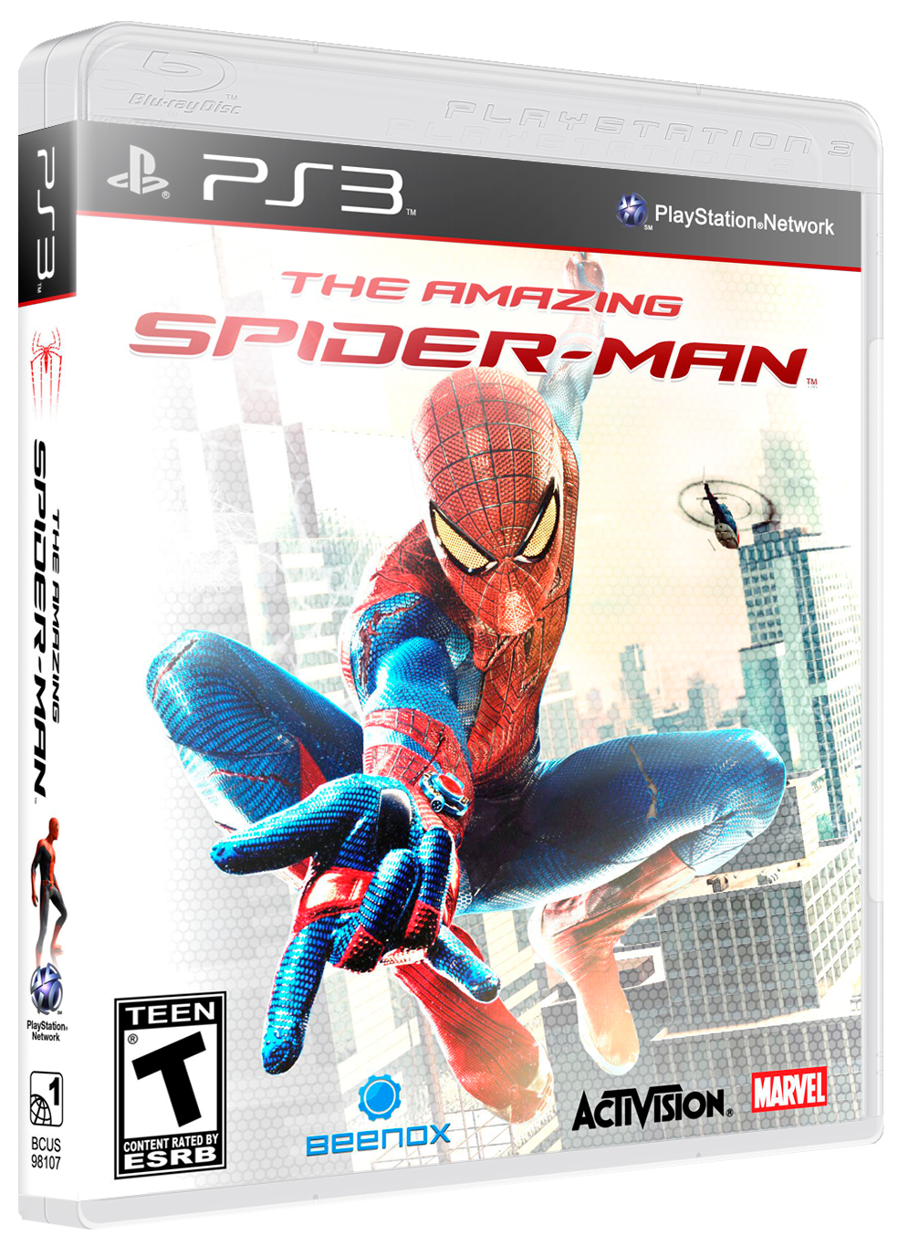 Amazing Spiderman box art for Playstation 3